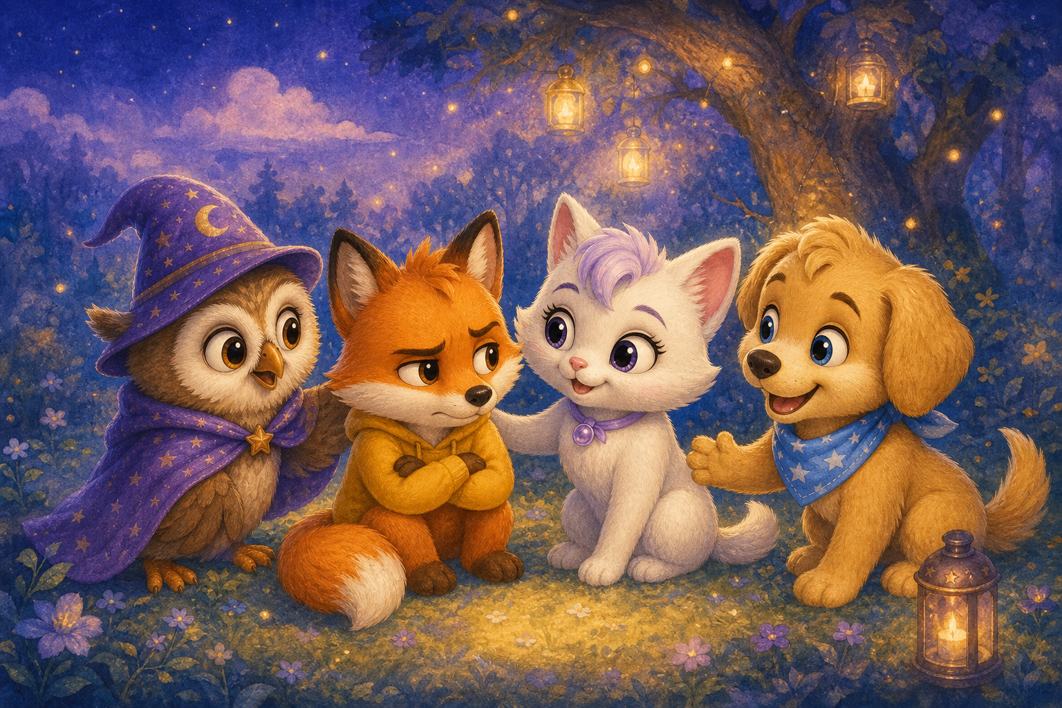 The Playful Paws' Reunion